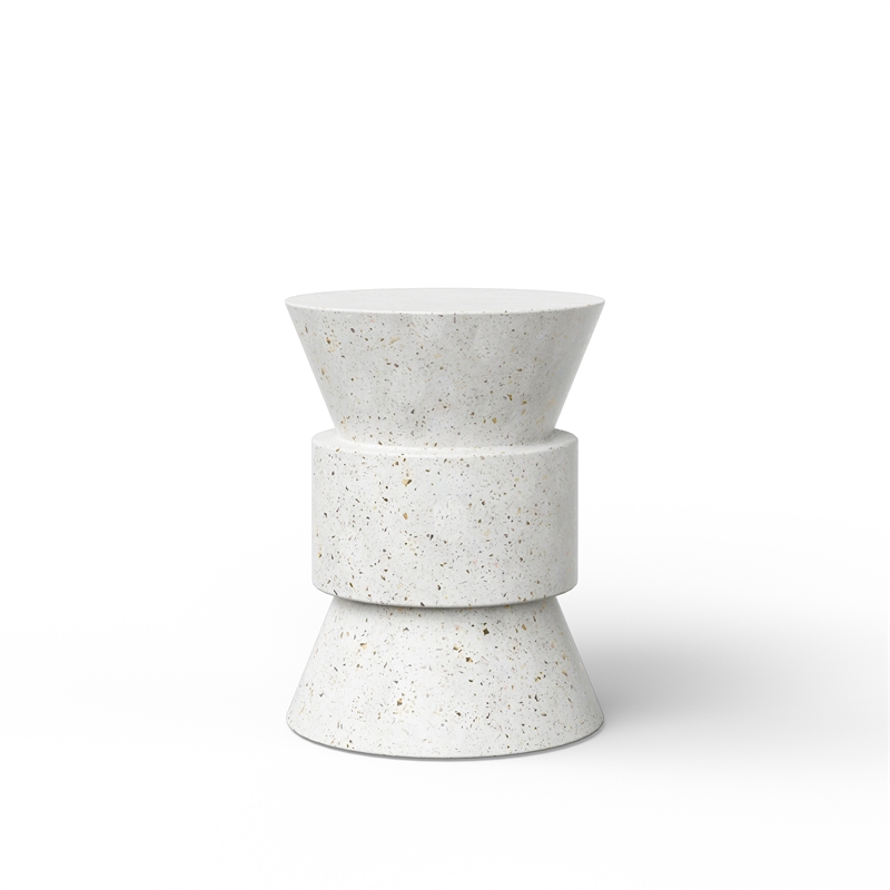 Urbia Mixx Jackson Stool in Ivory Terrazzo