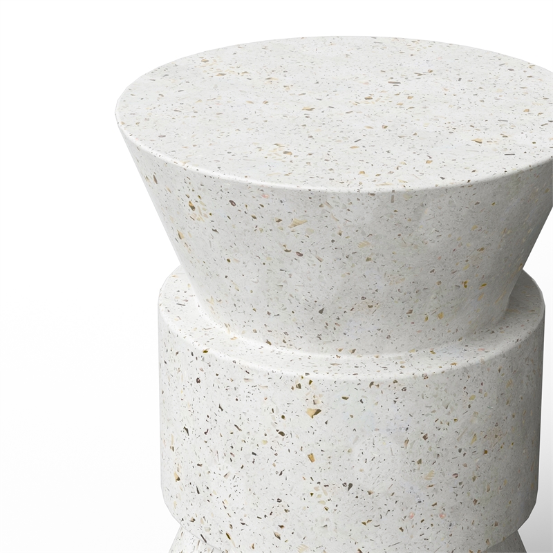 Urbia Mixx Jackson Stool in Ivory Terrazzo