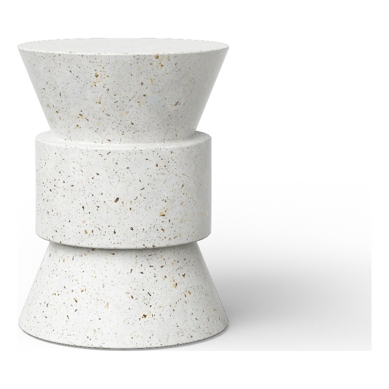 Urbia Mixx Jackson Stool in Ivory Terrazzo