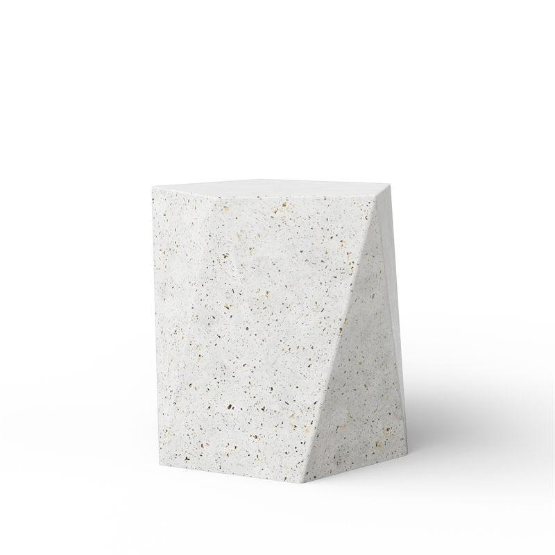 Urbia Mixx Kelson Stool in Ivory Terrazzo
