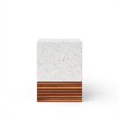 Urbia Mixx Stecca Corto Stool in Ivory Terrazzo