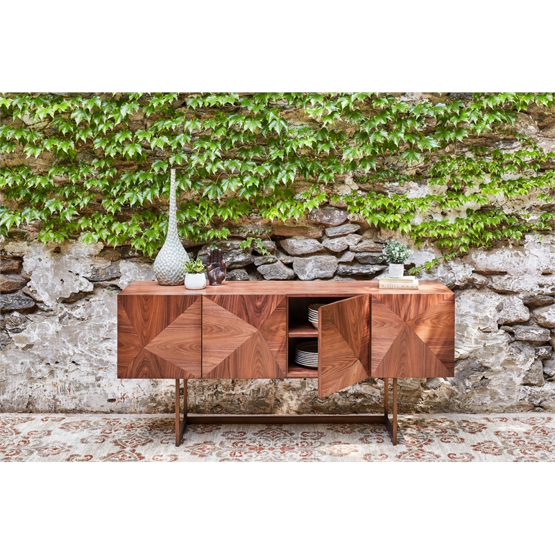 Urbia IE Series Cube Buffet in Walnut