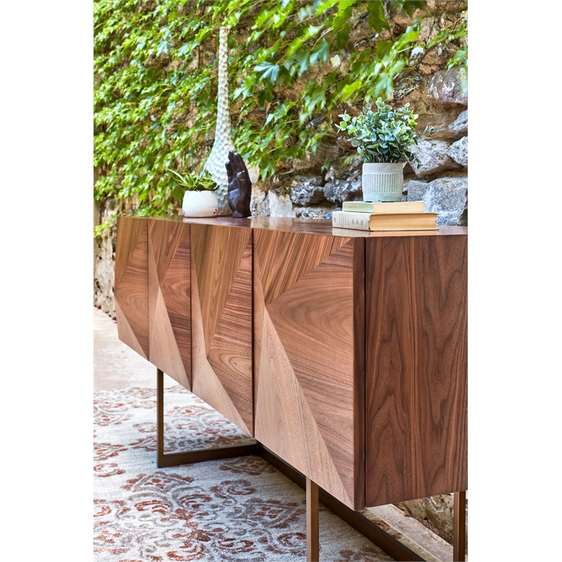 Urbia IE Series Cube Buffet in Walnut