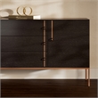Urbia IE Series Holly Buffet in Charcoal Brass Base