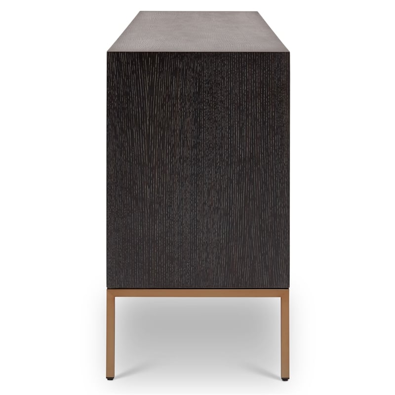 Urbia IE Series Holly Buffet in Charcoal Brass Base