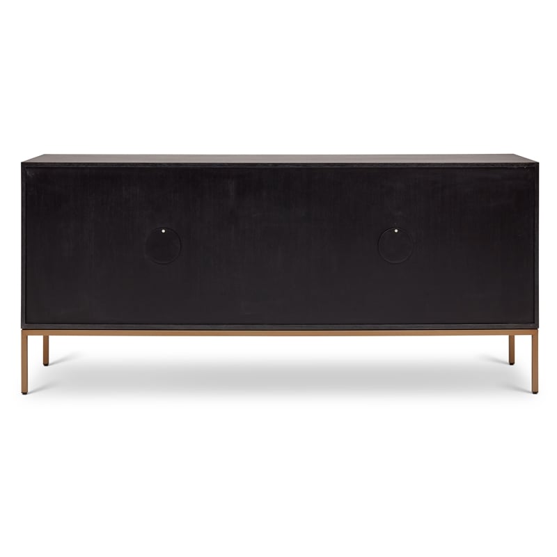 Urbia IE Series Holly Buffet in Charcoal Brass Base