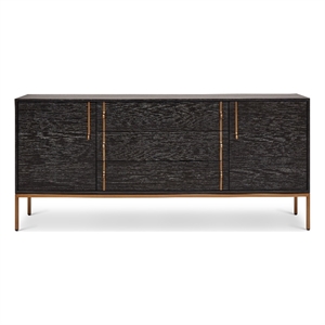 Urbia IE Series Holly Buffet in Charcoal Brass Base