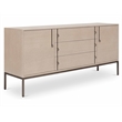 Urbia IE Series Holly Buffet in Taupe Grey Gun Metal Base