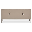 Urbia IE Series Holly Buffet in Taupe Grey Gun Metal Base