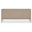 Urbia IE Series Holly Buffet in Taupe Grey Gun Metal Base