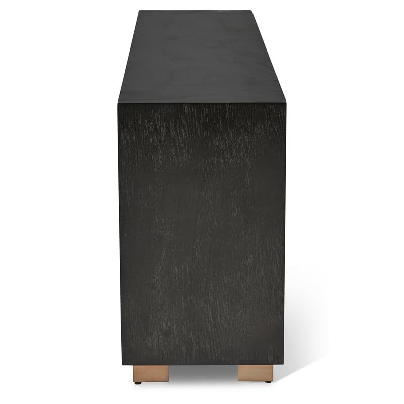 Urbia IE Series Madison Buffet in Charcoal Gold Base