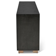 Urbia IE Series Madison Buffet in Charcoal Gold Base