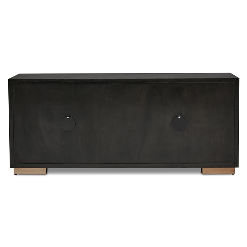 Urbia IE Series Madison Buffet in Charcoal Gold Base