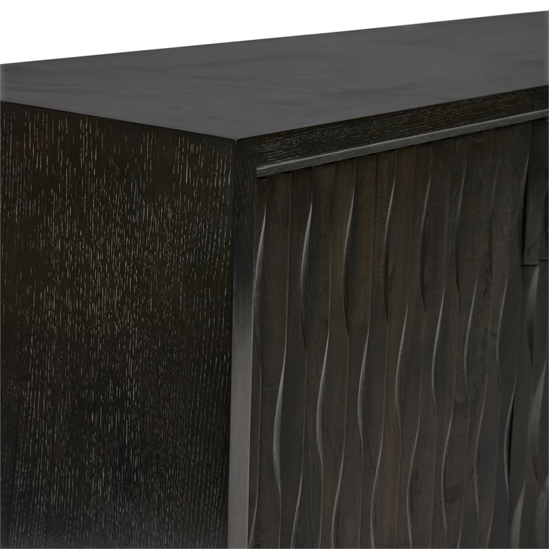 Urbia IE Series Madison Buffet in Charcoal Gold Base