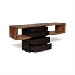 Urbia IE Series Mensa Console in Smoked Eucalyptus Top Redgum Base