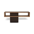 Urbia IE Series Mensa Console in Smoked Eucalyptus Top Redgum Base