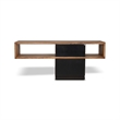 Urbia IE Series Mensa Console in Smoked Eucalyptus Top Redgum Base