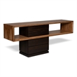 Urbia IE Series Mensa Console in Smoked Eucalyptus Top Redgum Base