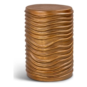 Urbia Elements Reid Accent Stool in Vintage Copper