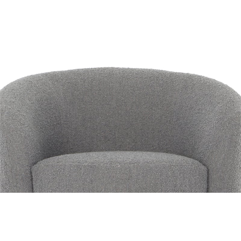 Urbia Metro Blythe Accent Chair in Boucle Charcoal Upholstery