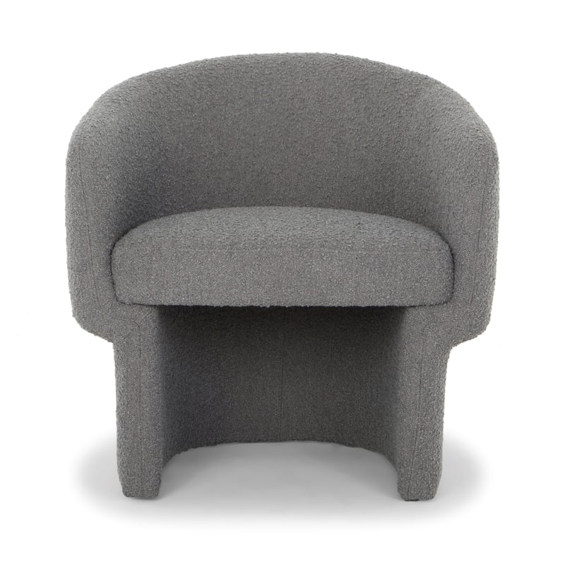 Urbia Metro Jessie Accent Chair in Charcoal Boucle Upholstery