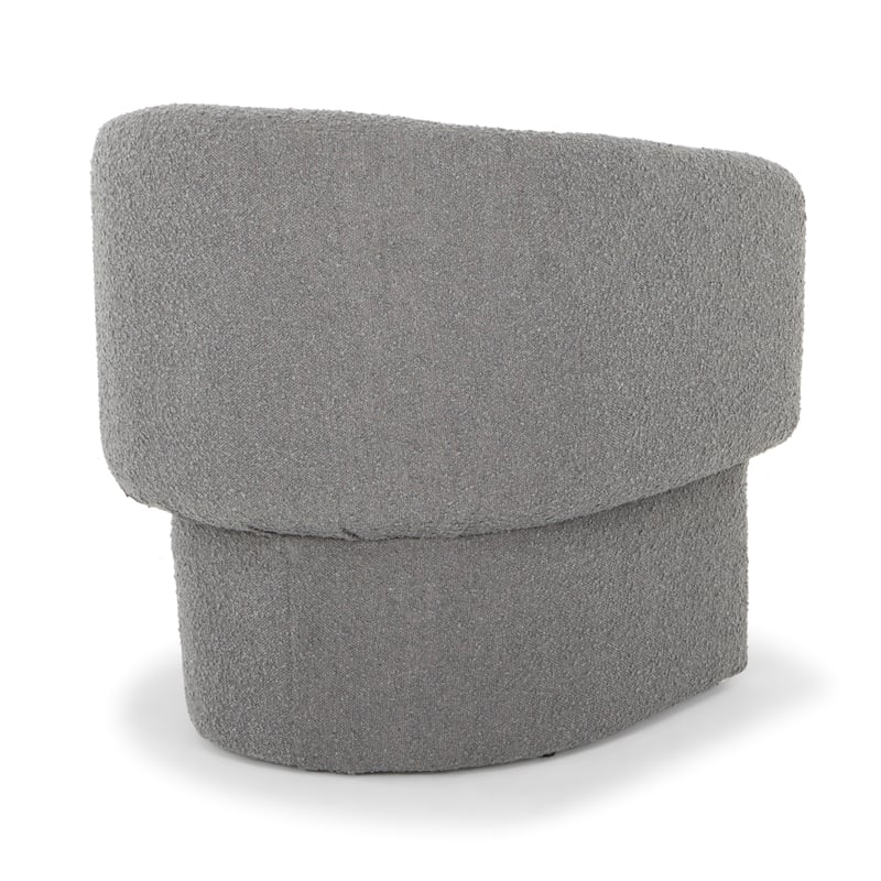 Urbia Metro Jessie Accent Chair in Charcoal Boucle Upholstery