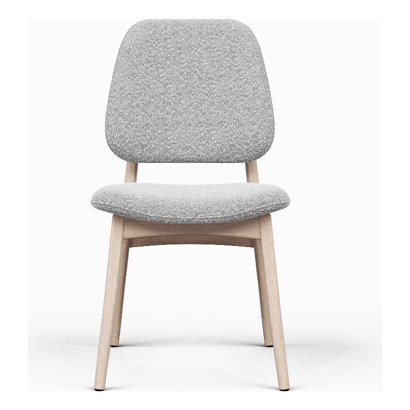Urbia Modern Brazilian Ariel Side Chair in Boucle Crafted Glaze Upholstery