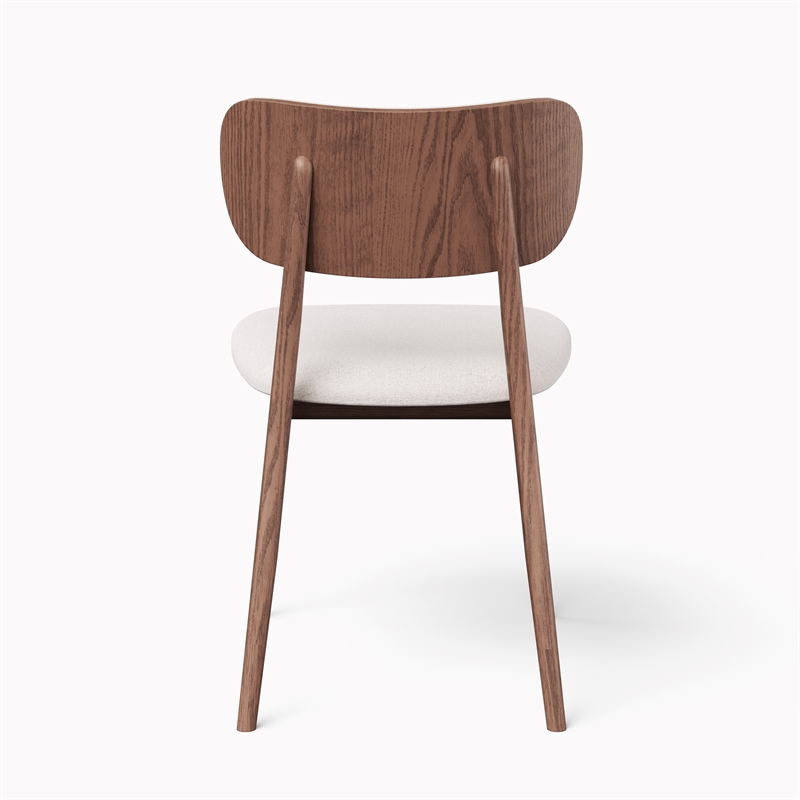 Urbia Modern Brazilian Claudia Side Chair in Harvest Natural Upholstery
