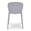 Urbia Metro Bailey Side Chair in Light Gray Seat (Set of 4)