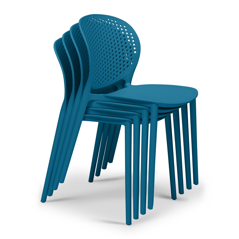 Urbia Metro Bailey Side Chair in Teal Green (Set of 4)