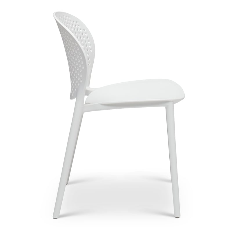 Urbia Metro Bailey Side Chair in White Seat (Set of 4)