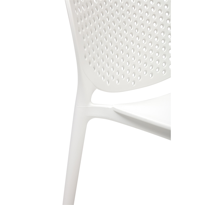 Urbia Metro Bailey Side Chair in White Seat (Set of 4)