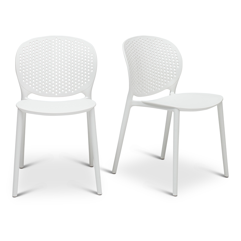 Urbia Metro Bailey Side Chair in White Seat (Set of 4)