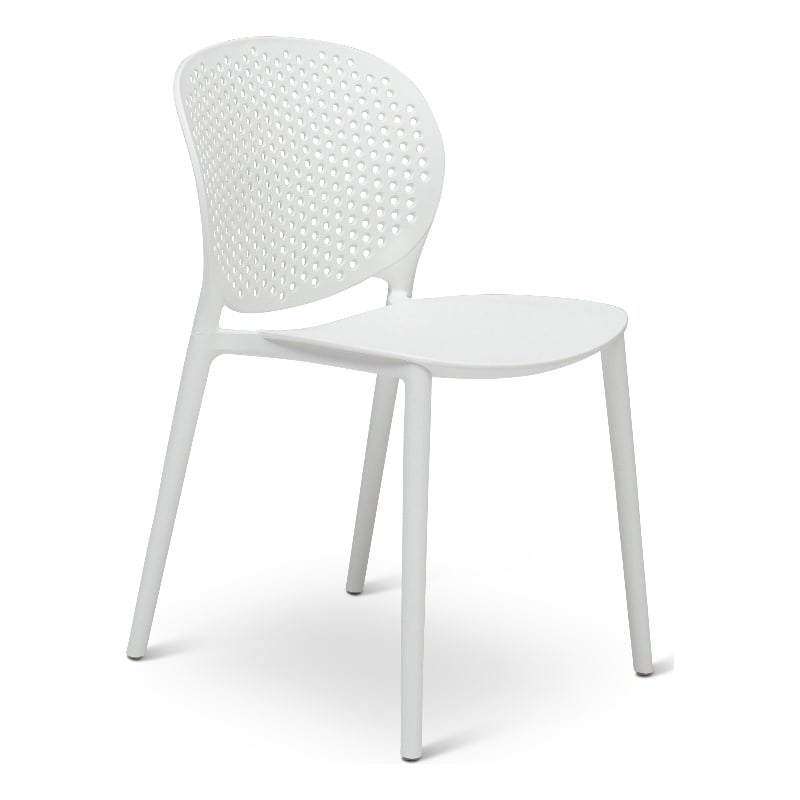 Urbia Metro Bailey Side Chair in White Seat (Set of 4)