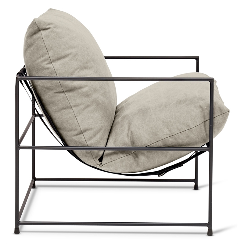 Urbia Metro Trent Accent Chair in Washed Sand Upholstery