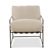 Urbia Metro Trent Accent Chair in Washed Sand Upholstery