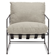 Urbia Metro Trent Accent Chair in Washed Sand Upholstery