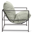 Urbia Metro Trent Accent Chair in Washed Forest Upholstery