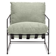Urbia Metro Trent Accent Chair in Washed Forest Upholstery