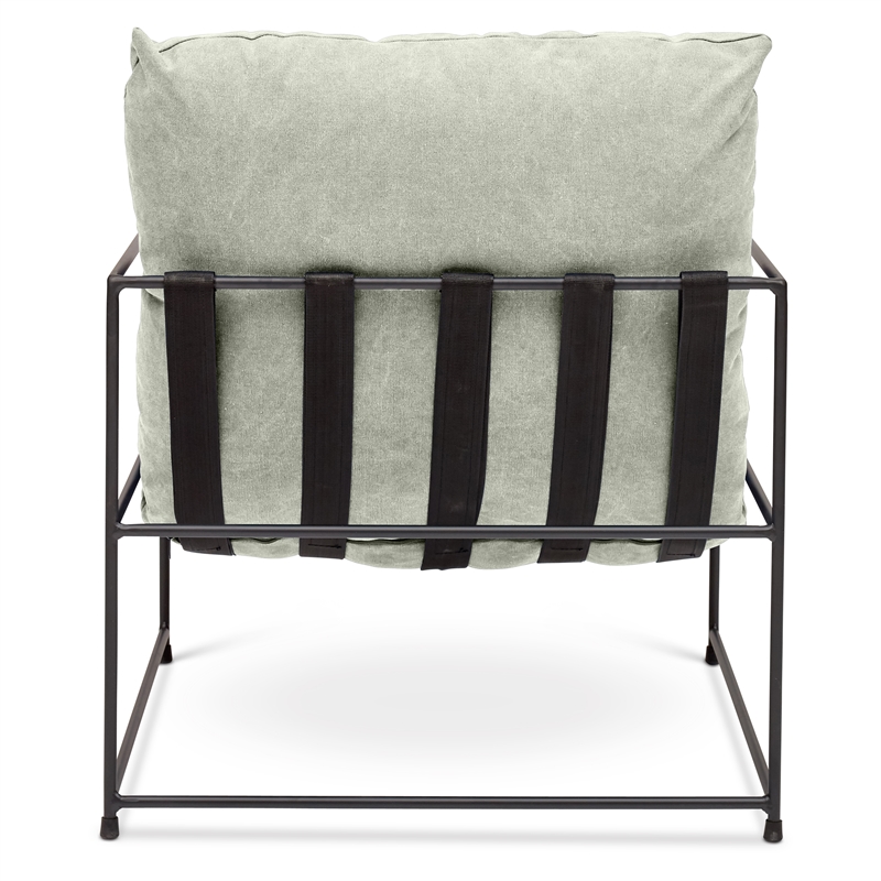 Urbia Metro Trent Accent Chair in Washed Forest Upholstery