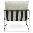 Urbia Metro Trent Accent Chair in Washed Forest Upholstery