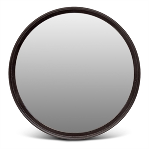 Urbia Elements Samar Round Mirror 23&quotDia. in Raw Bronze