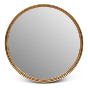 Urbia Elements Samar Round Mirror 39&quotDia. in Antique Brass