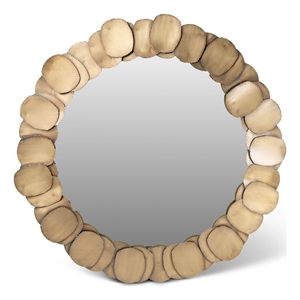 Urbia Elements Suri Mirror 43&quotDia. in Antique Brass