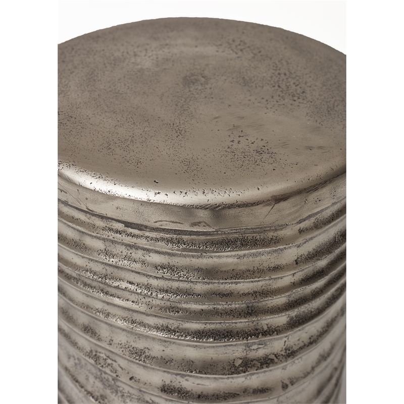 Urbia Elements Tara Stool in Vintage Silver