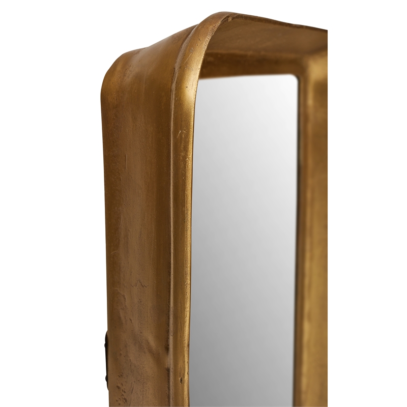 Urbia Elements Vinod Wall Mirror in Antique Brass
