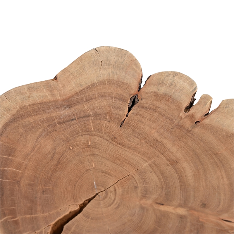Urbia Brooks Solid Wood Stump in Teak