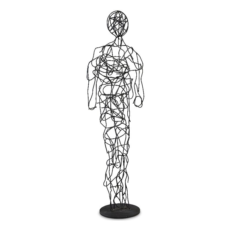 Urbia Naturals Mister Metal Sculpture in Black