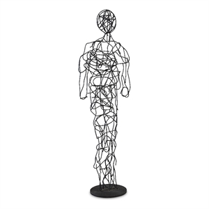 Urbia Naturals Mister Metal Sculpture in Black