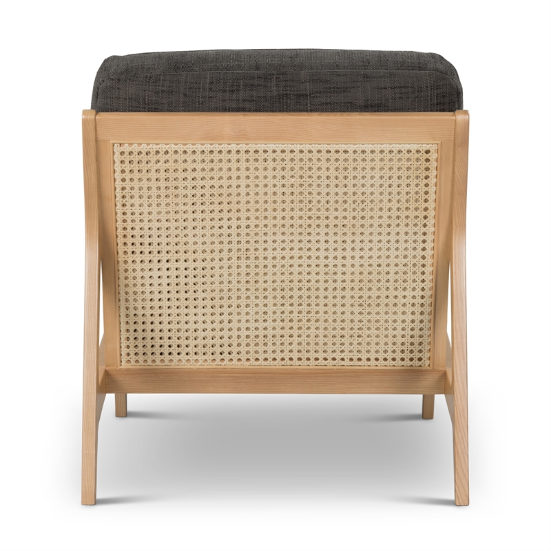 Urbia Metro Carmelo Upholstered Accent Chair in Oak/Black